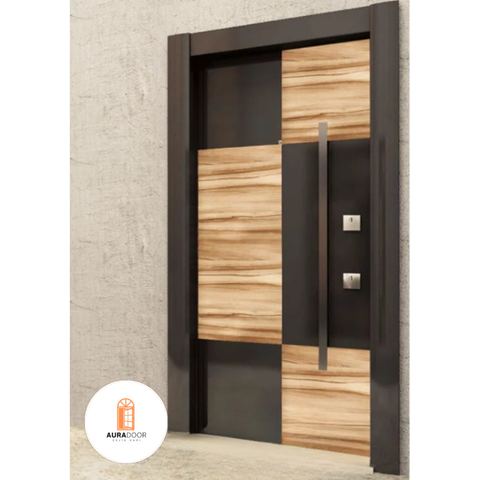 Mdf Kaplama Çelik Kapı AU-051