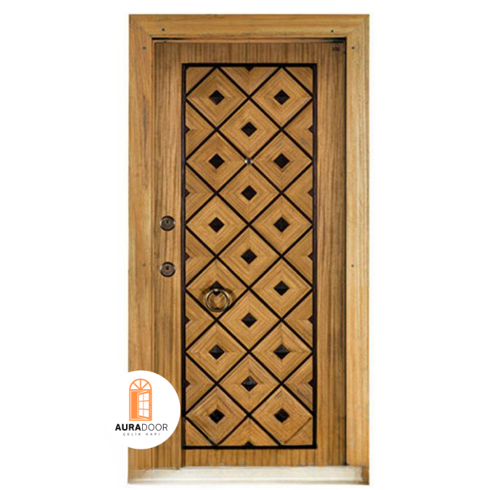 Desenli Çelik Kapı Modeli AU-053