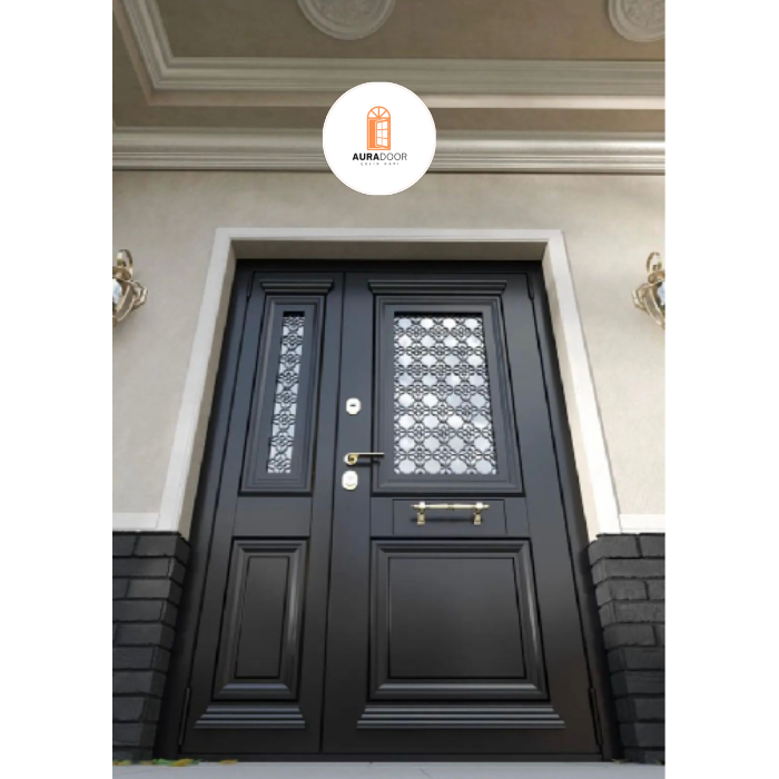 Siyah Klasik Villa Kapısı AUV-033