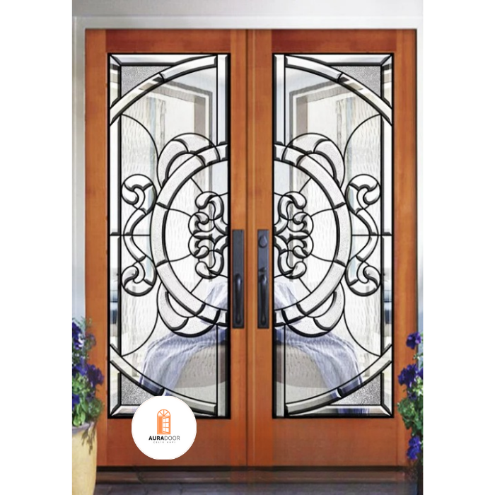 Özel Camlı Villa Kapısı AUV-046