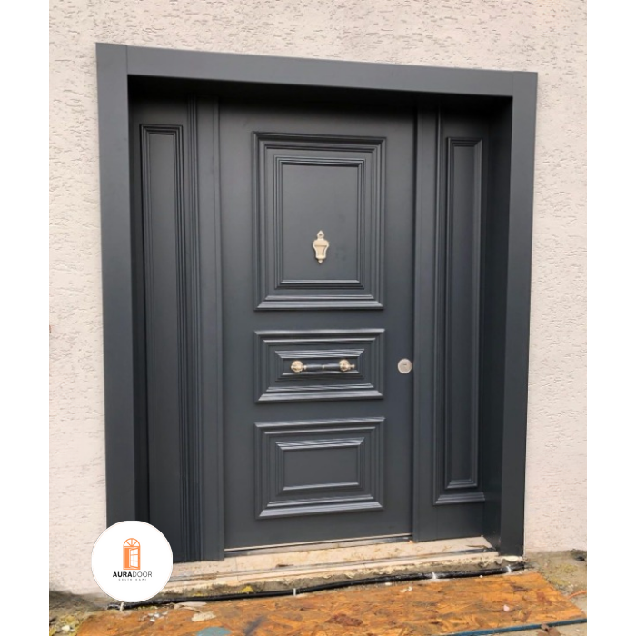 Özel Antrasit Villa Kapısı AUV-005