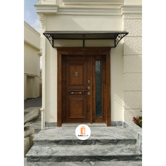 Klasik Kahve Villa Kapısı AUV-056 
